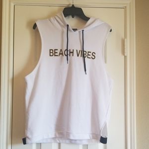 Pineapple Beach Vibes Hooded Tank